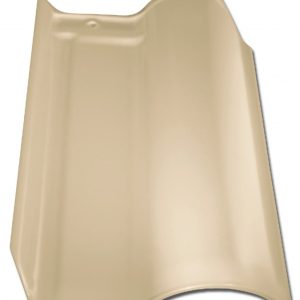 WAVE IVORY CERAMIC ROOF TILE
